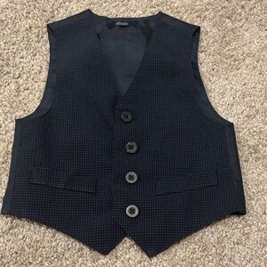 Classic Kids  blue  Houndstooth Dress Vest and Pants